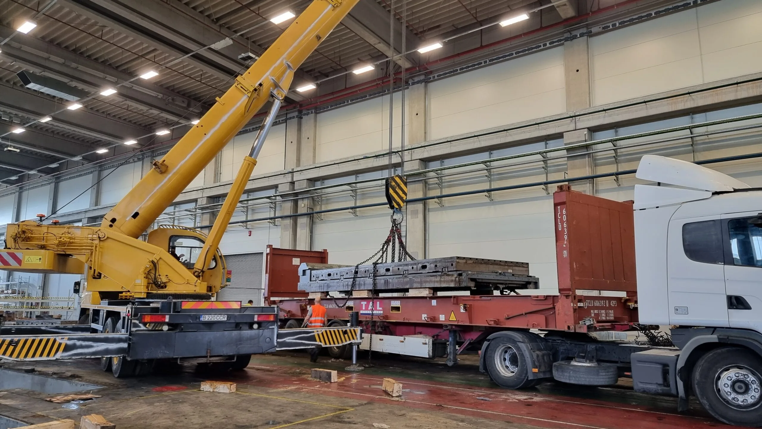 Loading a machine for delivery