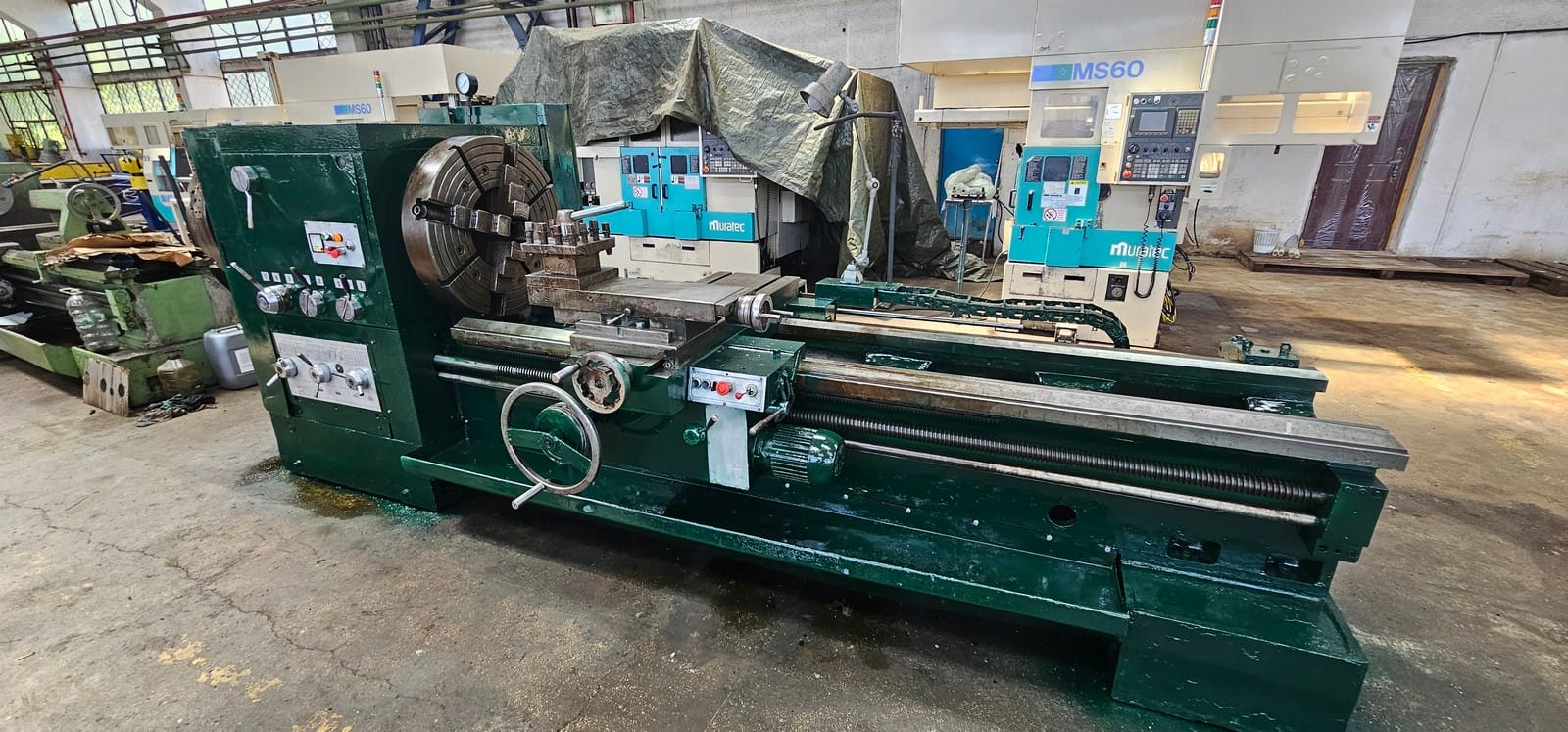 Hollow spindle oil country lathe SARO SBF 710 × 2000